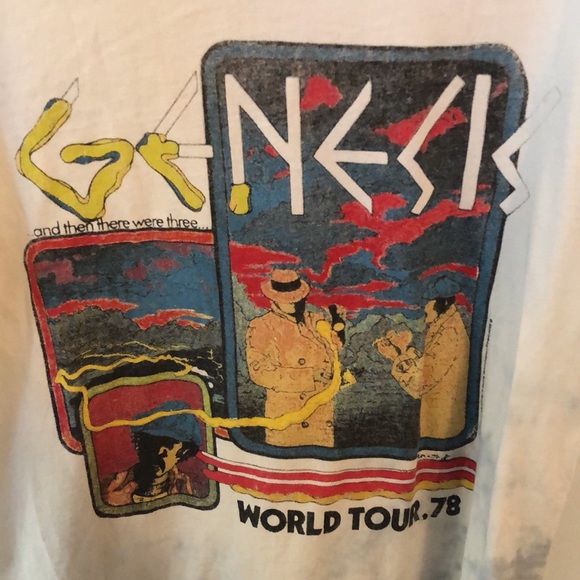 Men’s tee, Genesis World Tour ‘78 made by Chaser sz M - Picture 2 of 5
